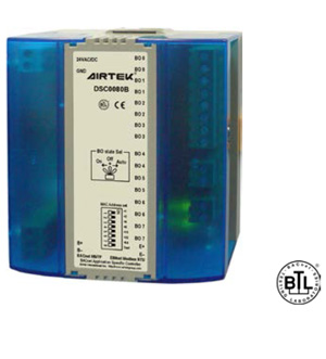 DSC0080B is a standalone BACnet B-ASC class programmable controller. It is designed for monitor and control building electromechanical device, small AHU, clean room, fume hood, small-scale end device control.