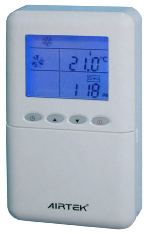 NVC51V LCD group control panel is a field operation man-machine interface for DF series microcomputer fan coil unit controller.
